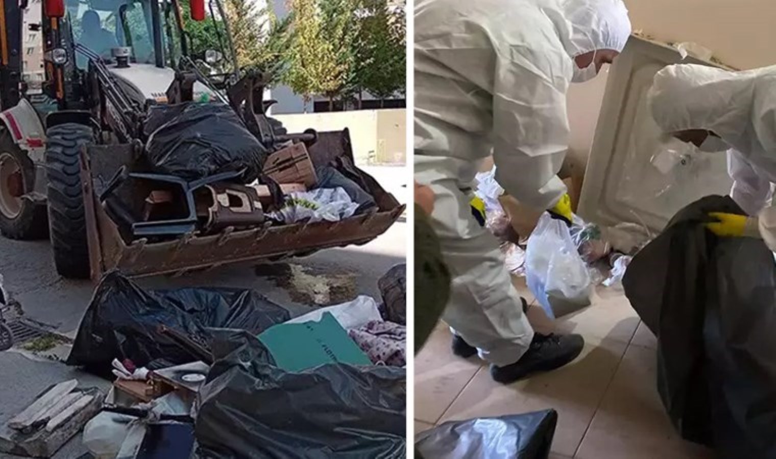 Bir ‘çöp ev’ vakası daha! Kötü koku ortaya çıkardı: Ankara’da bir evden 1 kamyon çöp çıktı