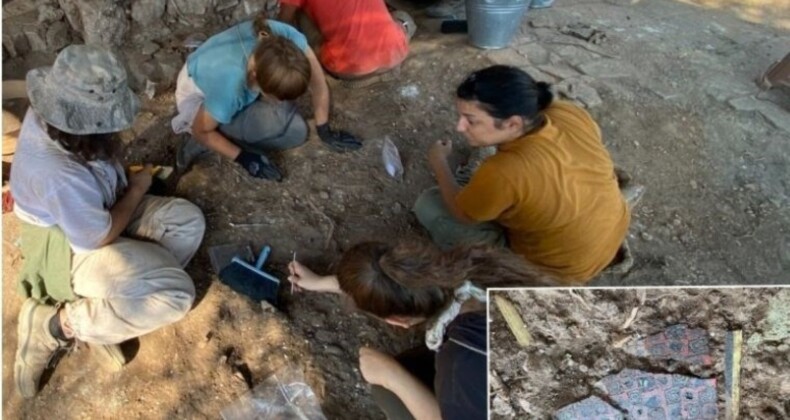 Bu keşif yılın bulguları arasıda: Myra Antik Kenti ve Limanı Andriake kazılarında yeni arkeolojik kaplamalara ulaşıldı