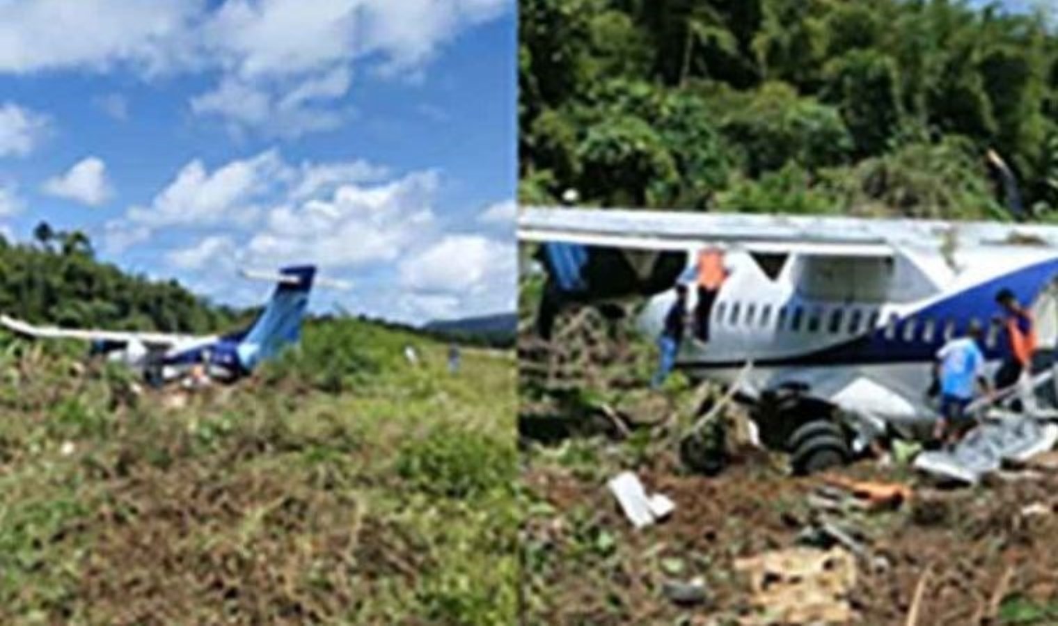 Endonezya’da uçak pistten çıktı, bazı yolcular yaralandı!