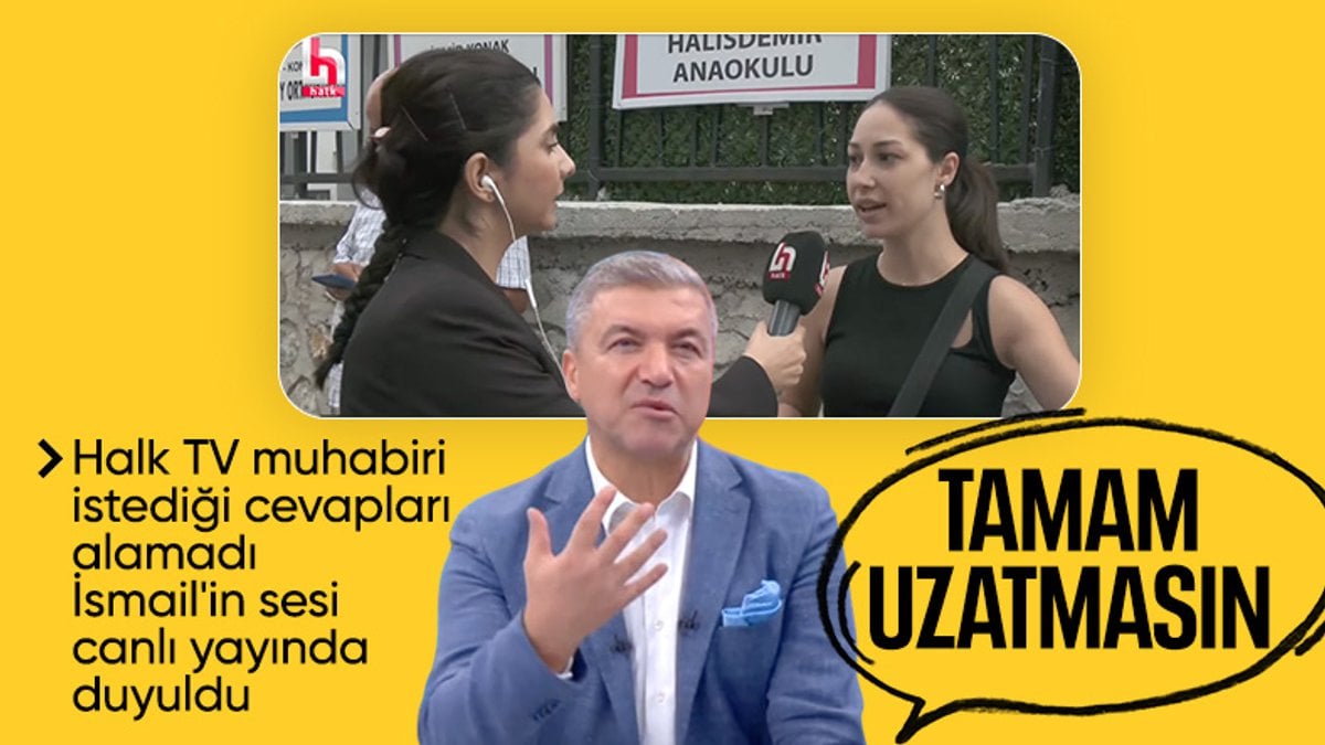 Halk TV’nin zor anları: İsmail Küçükkaya istediği cevabı alamayınca müdahale etti