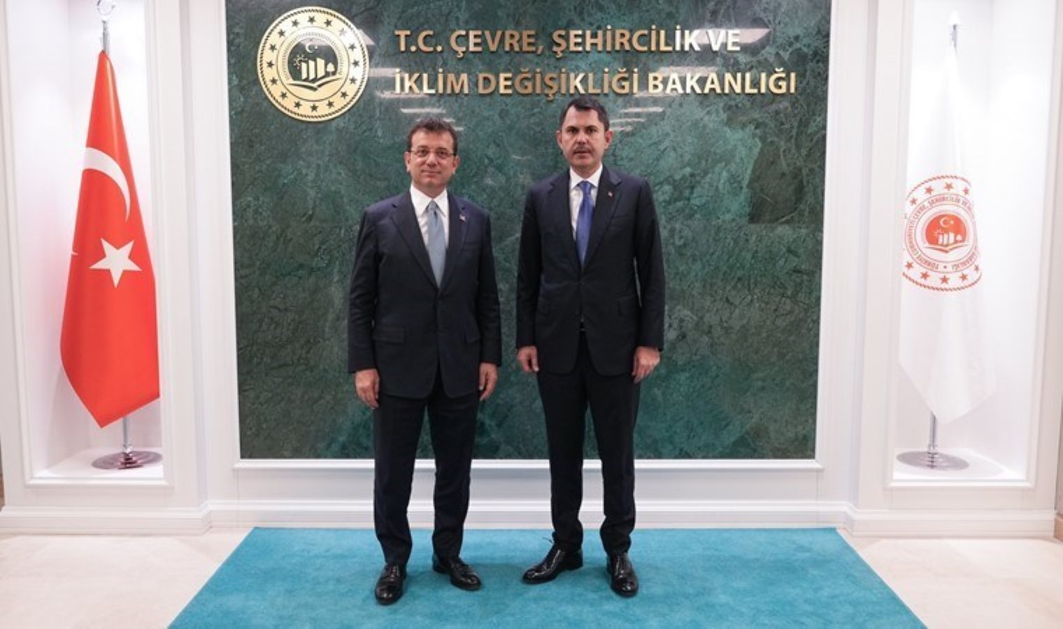 İBB Başkanı İmamoğlu’ndan Bakan Kurum’a ziyaret: Gündem kentsel dönüşüm