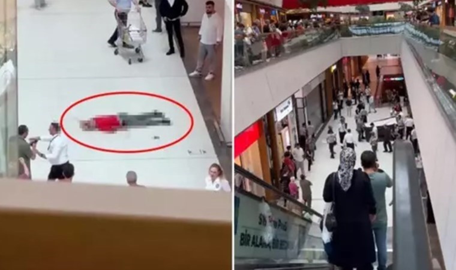İstanbul’da AVM’de intihar: 2. kattan kendini boşluğa bıraktı