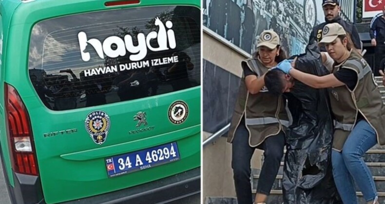 Kadın polis memurunu şehit eden şüpheli adliyeye sevk edildi: Hayvan Büro Amirliği’nin aracıyla görütüldü