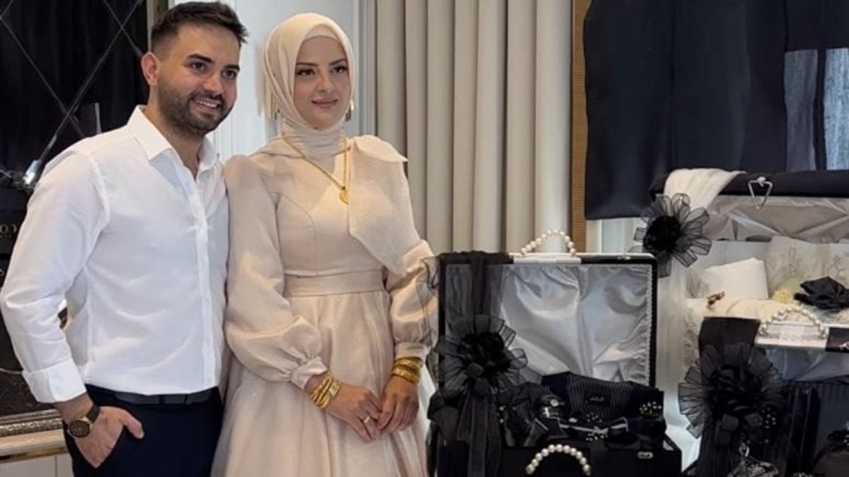 Kadir Ezildi, damat bohçasını paylaştı! “Çatlayın”