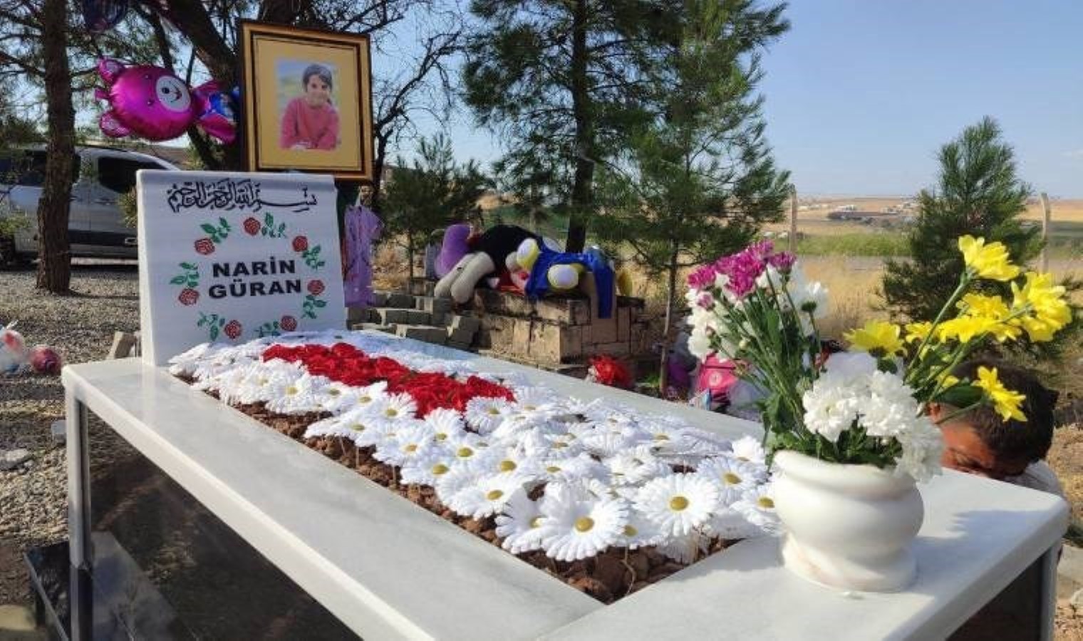 Narin’in kabri tamamlandı