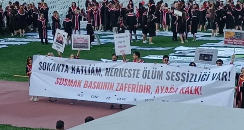 ODTÜ’lülerden kayyum protestosu