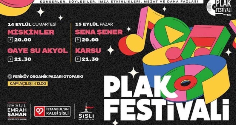 Plakseverler Şişli’de buluşuyor!