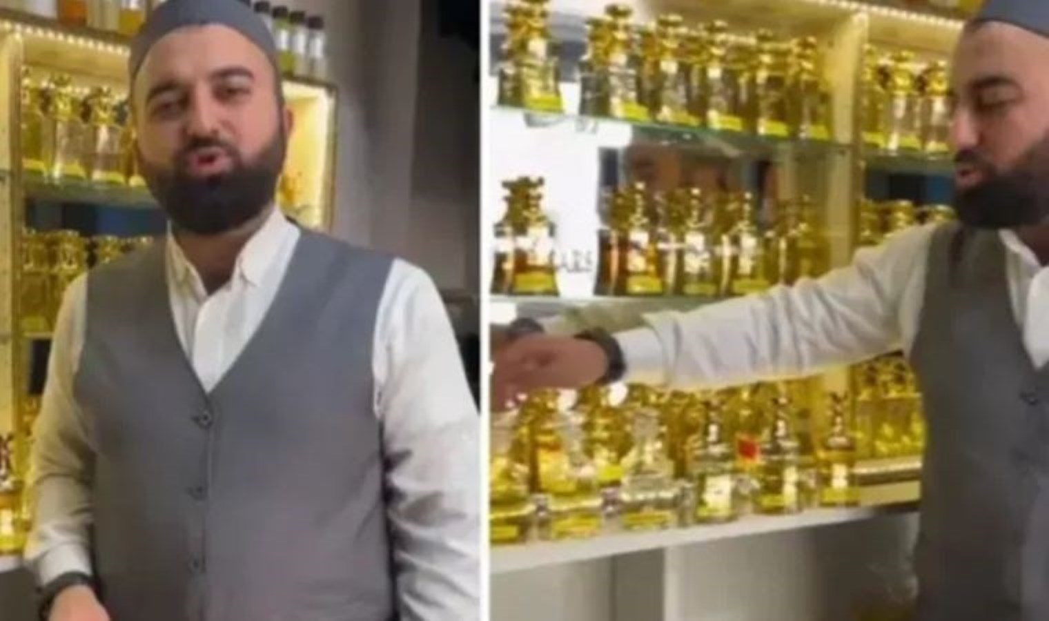 ‘Şehit kokusu’ adı altında parfüm tanıtımı yaptı