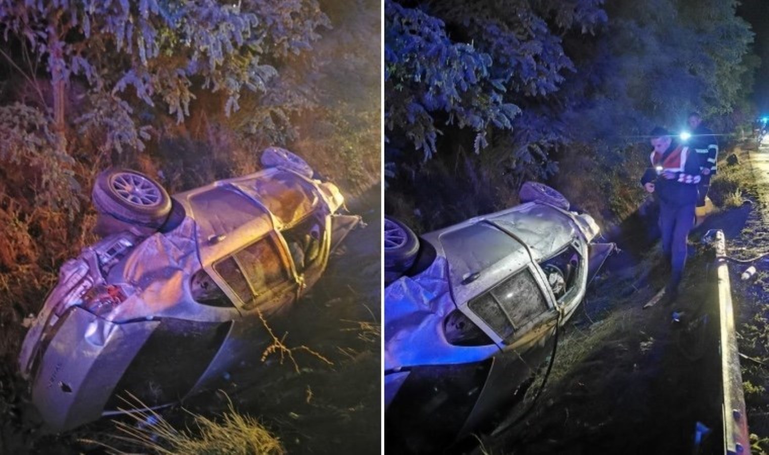 Sinop’ta feci kaza… Otomobil şarampole yuvarlandı: 1 ölü, 4 yaralı!