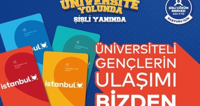 Şişli Belediyesi’nden üniversite öğrencilerine ulaşım desteği