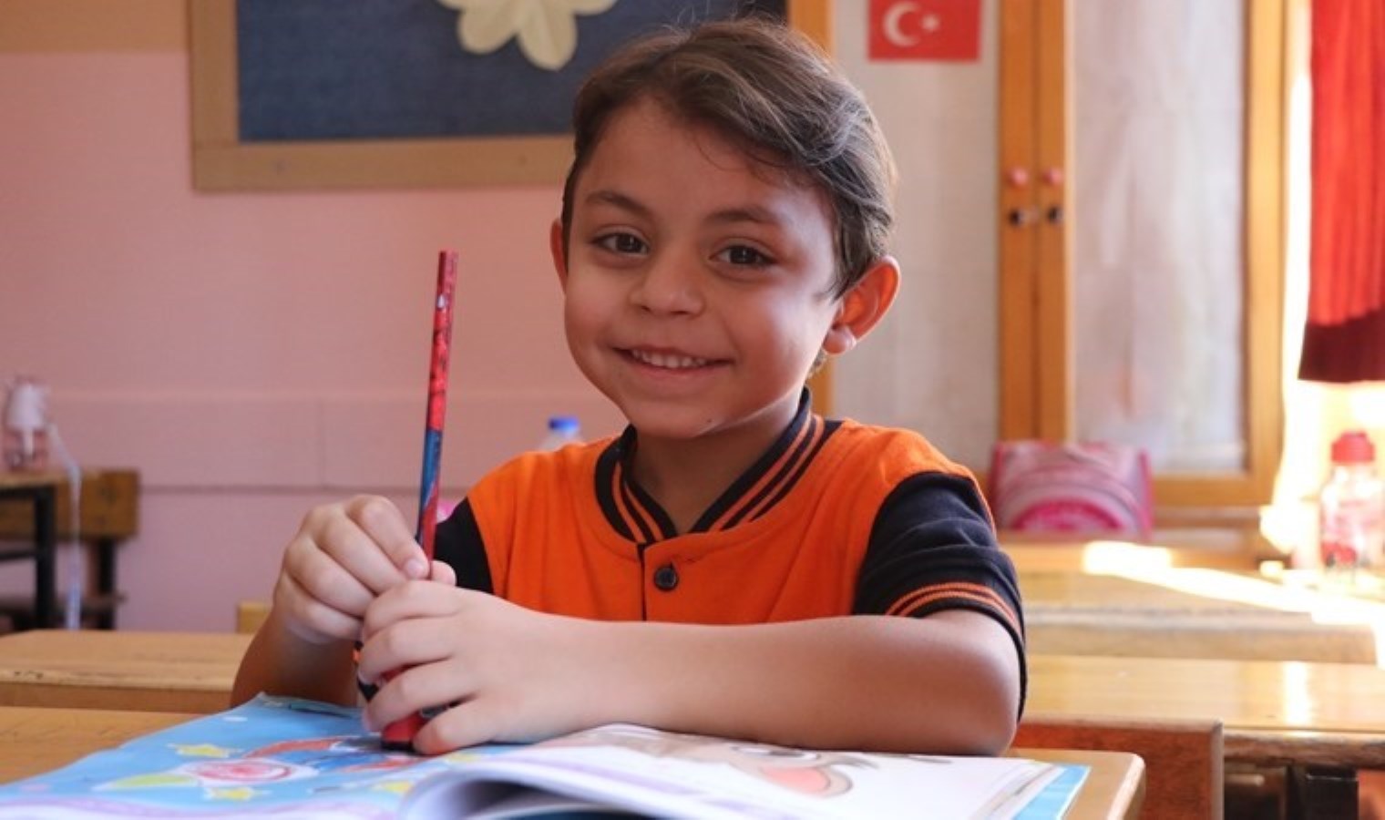 SMA’yı yenen Melih Eymen okula başladı: ‘Artık çok güçlüyüm’