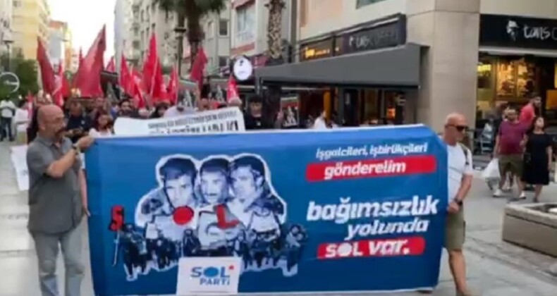 SOL Parti’den ABD savaş gemisine karşı eylem: ‘Biz yobaz, bağnaz insanlar gibi…’