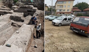 Tarihi hamam kalıntısının üstü kapatıldı, otopark oldu