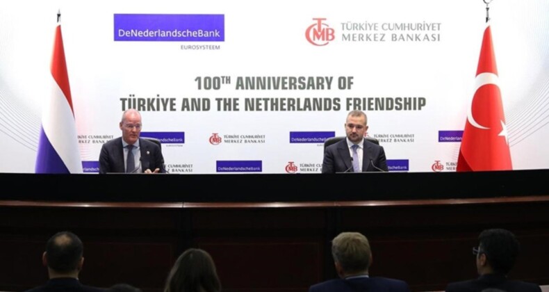 TCMB Başkanı Fatih Karahan, Hollanda Merkez Bankası Başkanı Knot ile görüştü