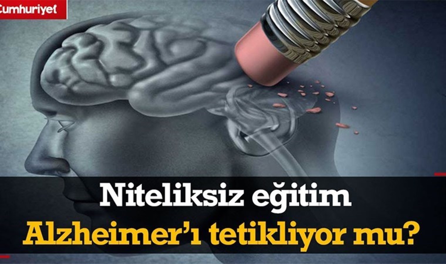 Türkiye’de Alzheimer artışı! Niteliksiz eğitim hastalığı tetikliyor mu?