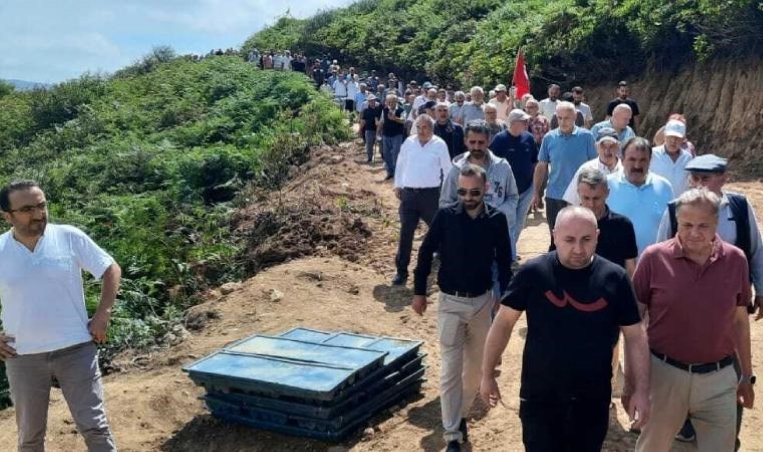 Yurttaşlar, Ordu’nun Korgan Yaylası’nda başlatılan sondaj çalışmasına tepki gösterdi, çalışmalar durdu
