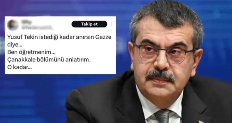 Yusuf Tekin kendisine yapılan ‘istediği kadar anırsın’ paylaşımına yanıt verdi