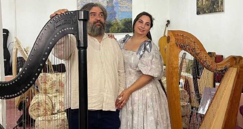 Zeynep Öykü ve Ali Öztürk, ‘Anatolian Harps’ adıyla dünyaya açılıyor