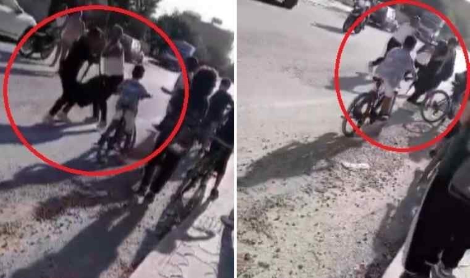 12 yaşındaki çocuğa sokak ortasında ‘gürültü’ dayağı