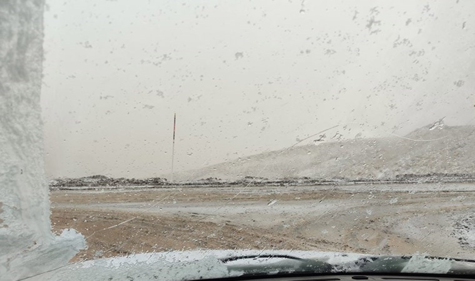 Ağrı’da kar, yağmur ve dolu etkili oldu