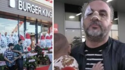 AKP, Burger King açılışına çelenk gönderdi: İsrail protestosu yapan öğretim görevlisi 10 kişinin saldırısına uğradı