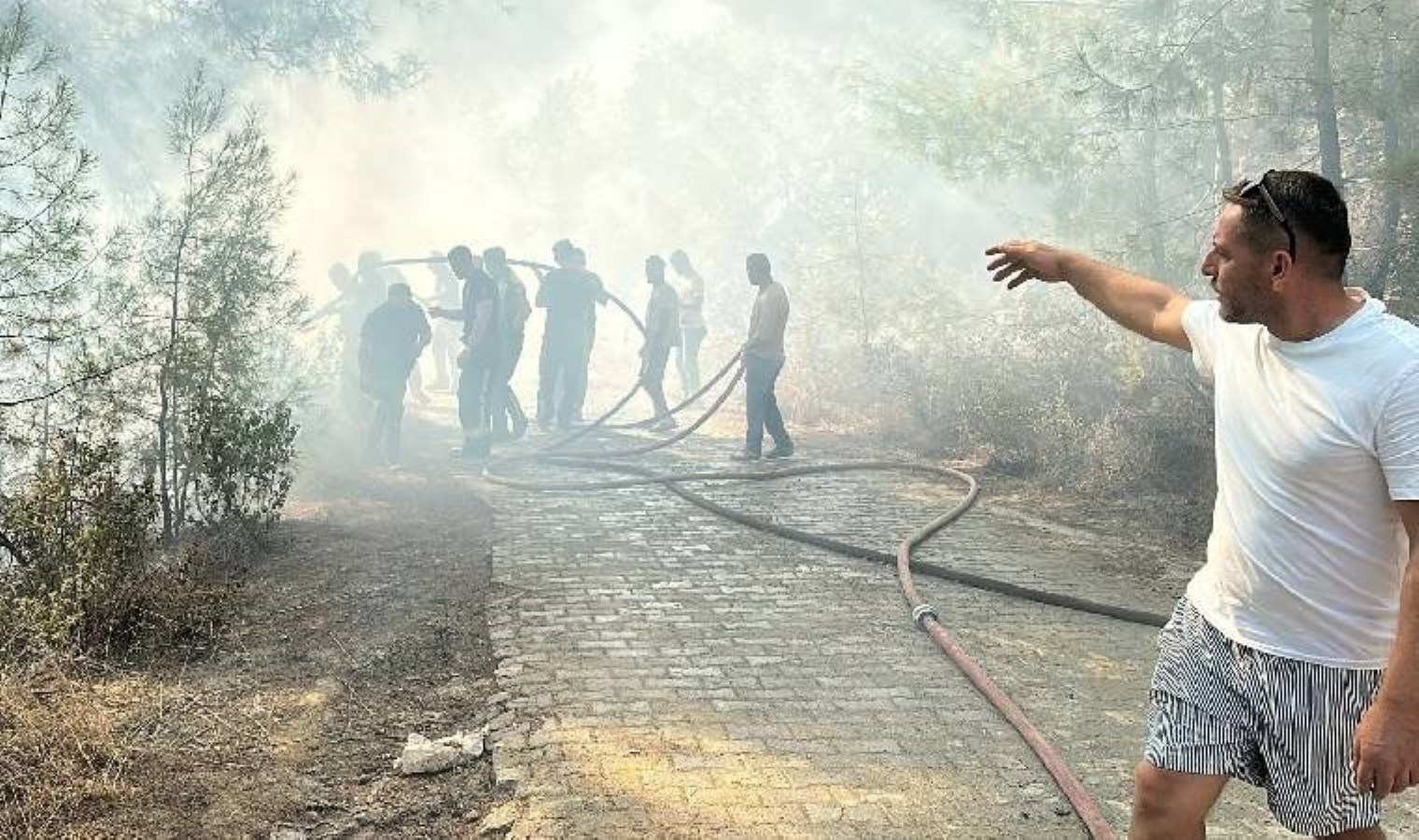 Antalya’da orman yangını: Havadan ve karadan müdahale!