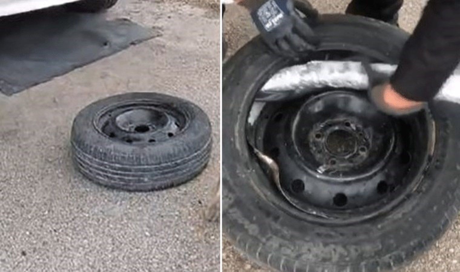 Aracının lastiğinde uyuşturucu bulundu: ‘Havyar zannettim’ dedi