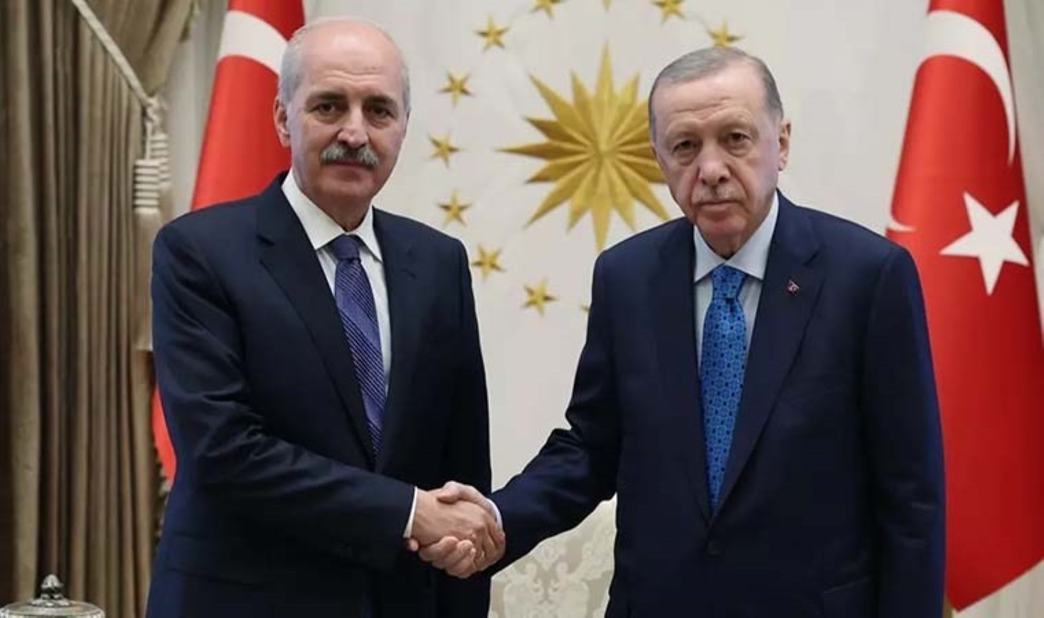 Erdoğan, TBMM Başkanı Numan Kurtulmuş’u kabul etti