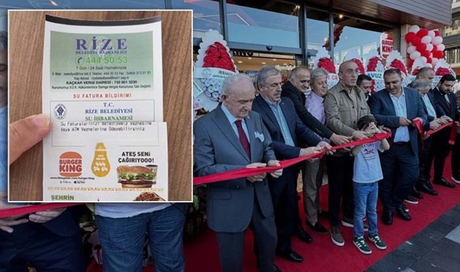 Erdoğan’ın memleketinde ‘Burger King’ krizi: AKP’li belediye faturaya reklam almış!