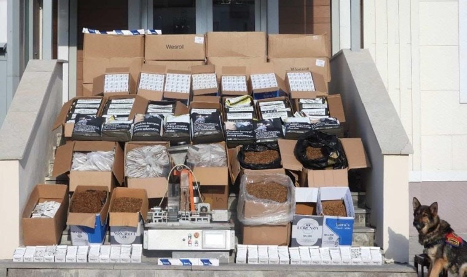 Erzurum’da 2 bin 56 altın sikke ile kaçak tütün mamulleri ele geçirildi