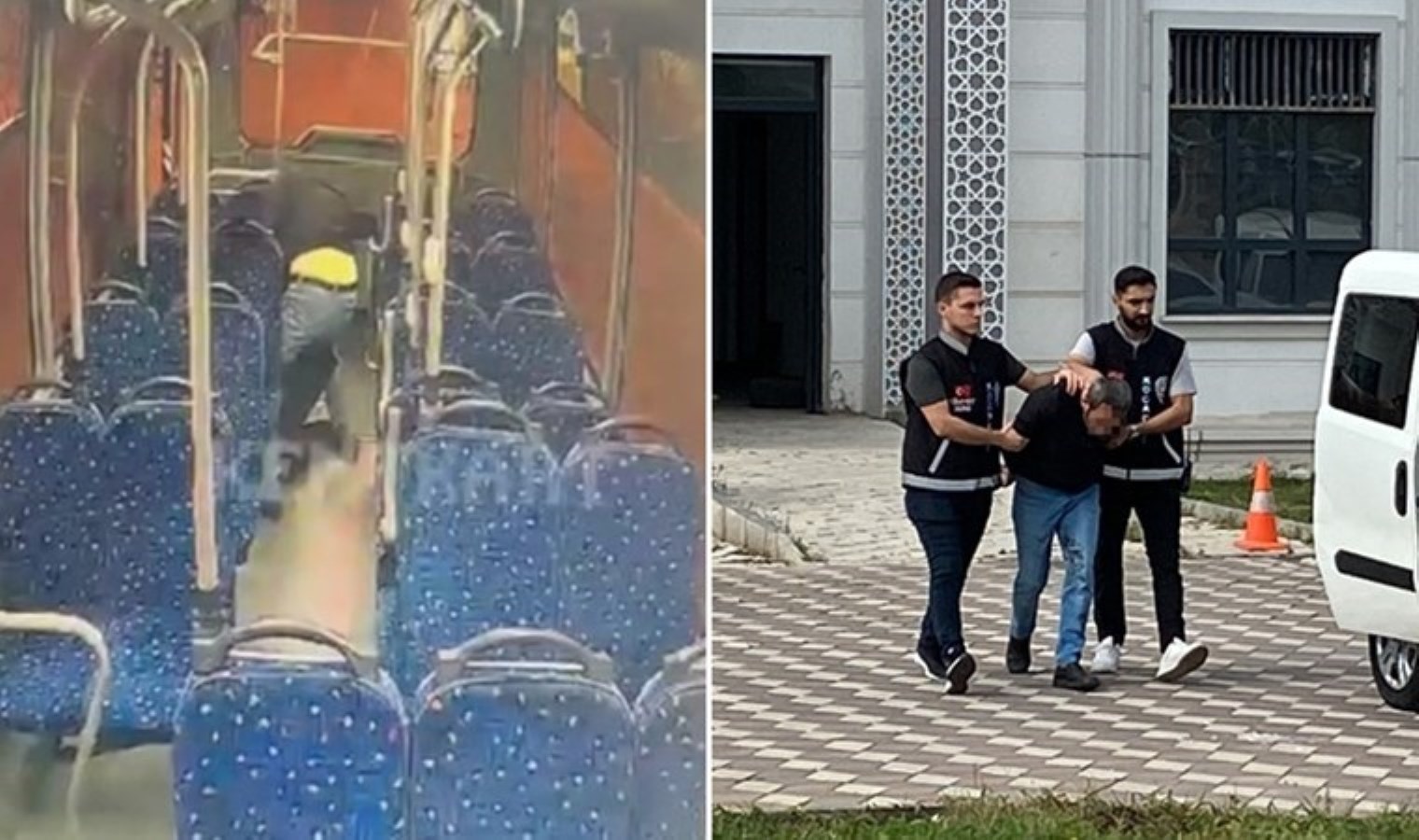 Eşinin dayısının otobüste katlettiği Enes toprağa verildi