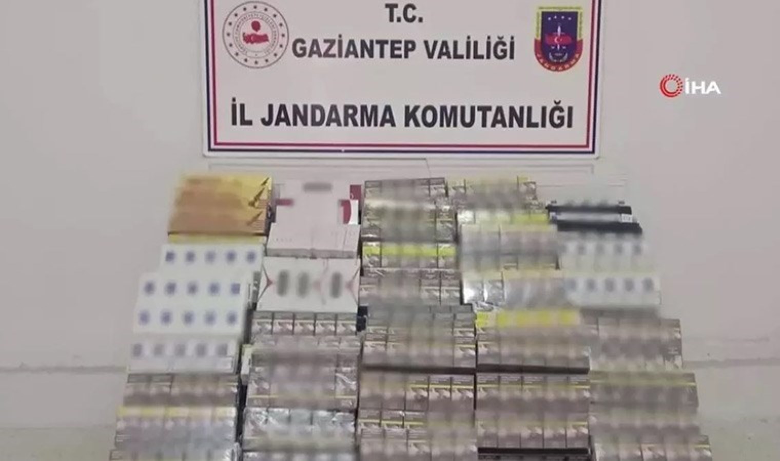 Gaziantep’te 1,5 milyon TL değerinde kaçak sigara ve tütün ele geçirildi