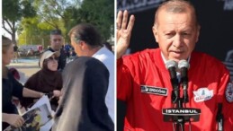 Gözaltına alındılar: Erdoğan’a TEKNOFEST’te İsrail protestosu!