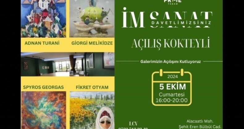 İMSANAT: Sanat ve Yaşamın Buluşma Noktası İlk Sergisiyle Açılıyor