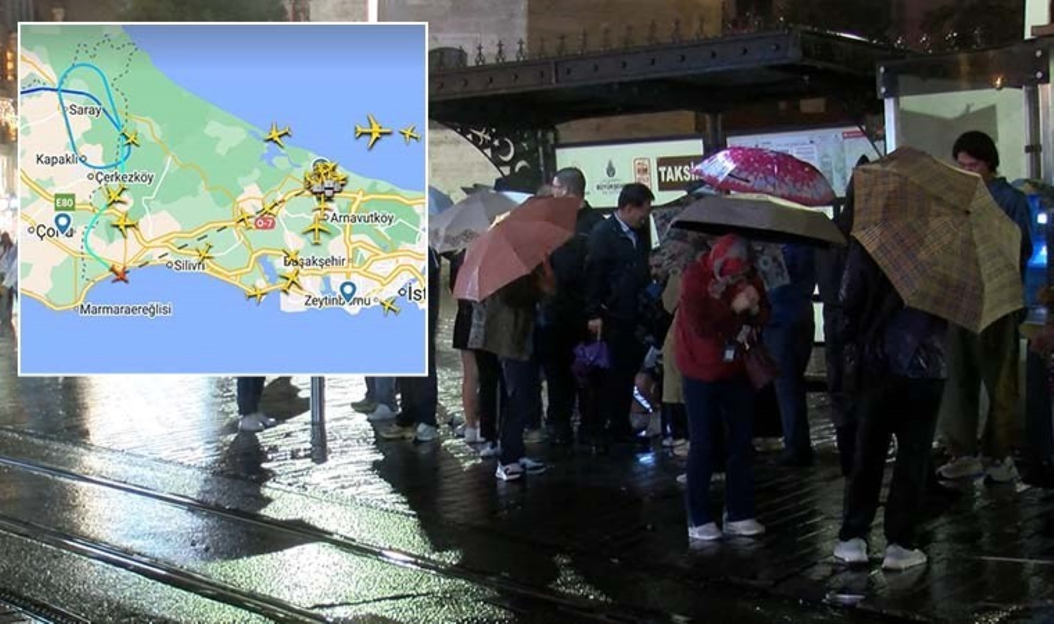 İstanbul’da beklenen yağış başladı: Uçaklar ‘CB bulutları’ nedeniyle tur atmak zorunda kaldı