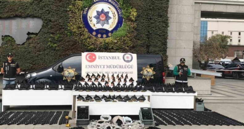 İstanbul’da lüks rezidansa ‘kaçak silah’ operasyonu: 9 gözaltı