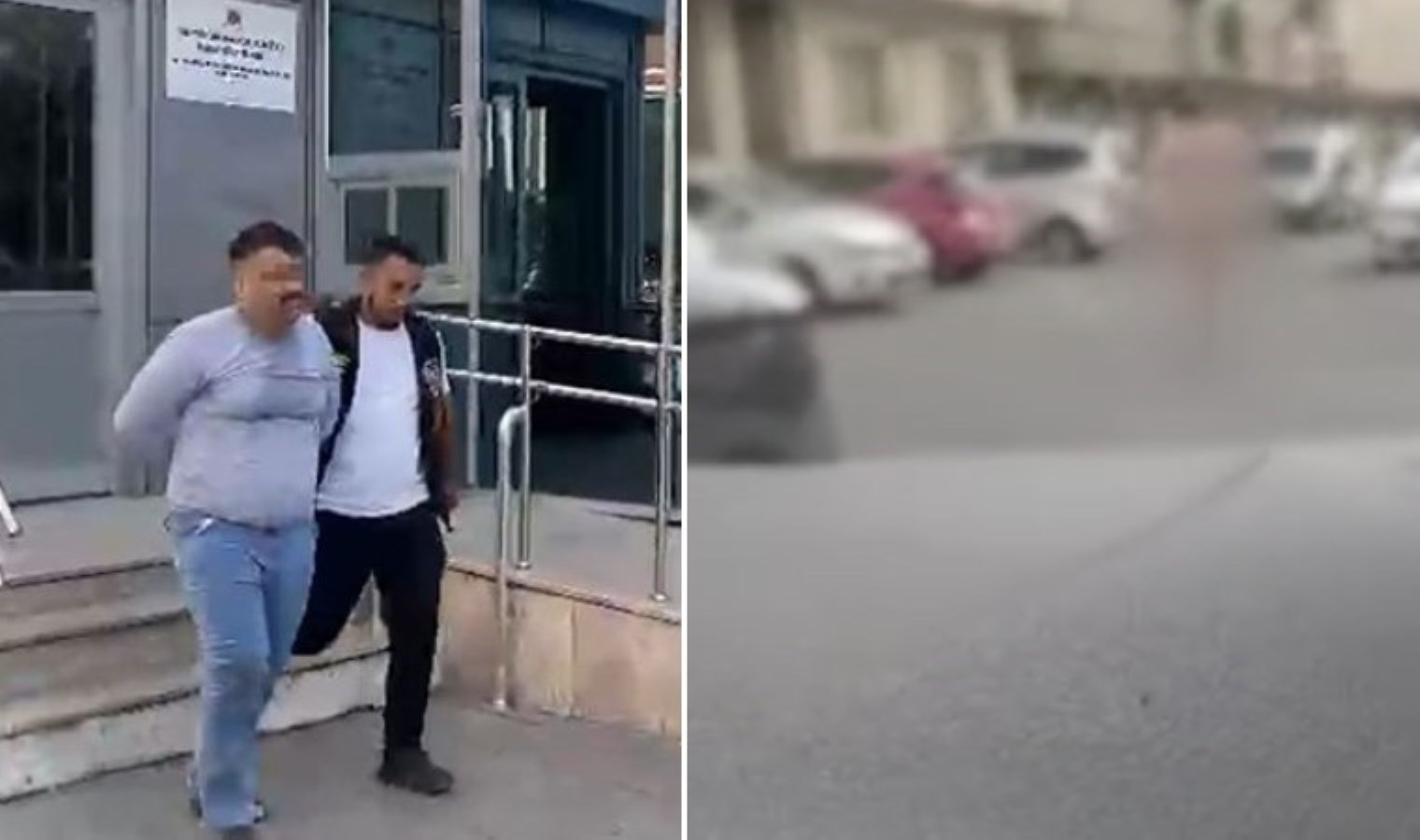 İstanbul’da sokakta çırılçıplak gezen şahıs böyle görüntülendi