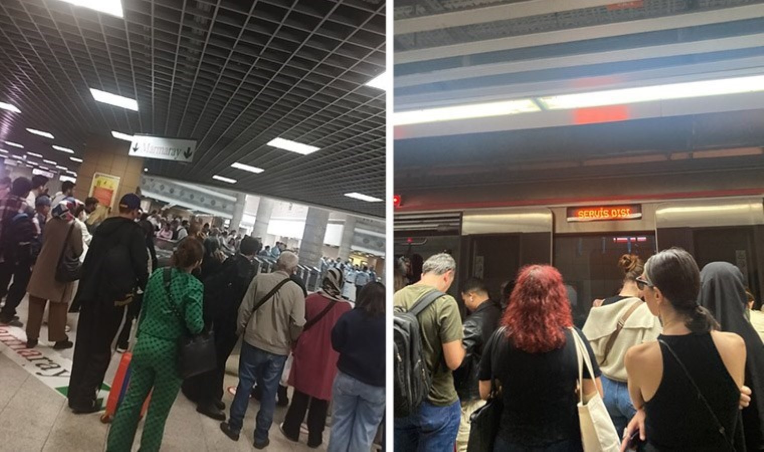 Marmaray’da teknik arıza: Seferler durdu