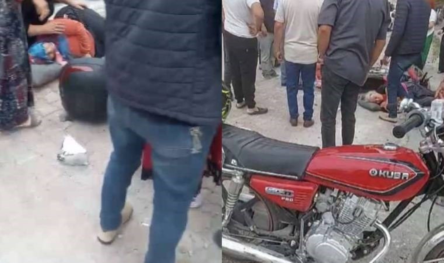 Osmaniye’de kaza… Önce otomobile, sonra yayalara çarptı!