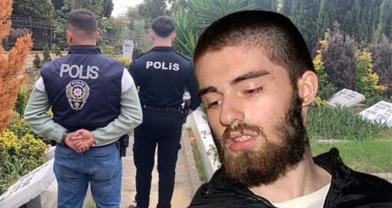 Polis, Cem Garipoğlu’nun kabrinin bulunduğu mezarlıkta nöbet tutuyor