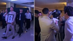 Sarıyer’de düğünde damat tarafından ‘tabutlu’ şaka: ‘Acı kaybımız’ notuyla giriş yaptılar