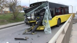 Sultangazi’de iki İETT otobüsü çarpıştı: 1’i çocuk 2 kişi yaralandı