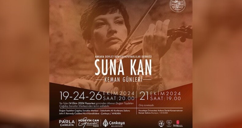 Suna Kan anısına dört konser