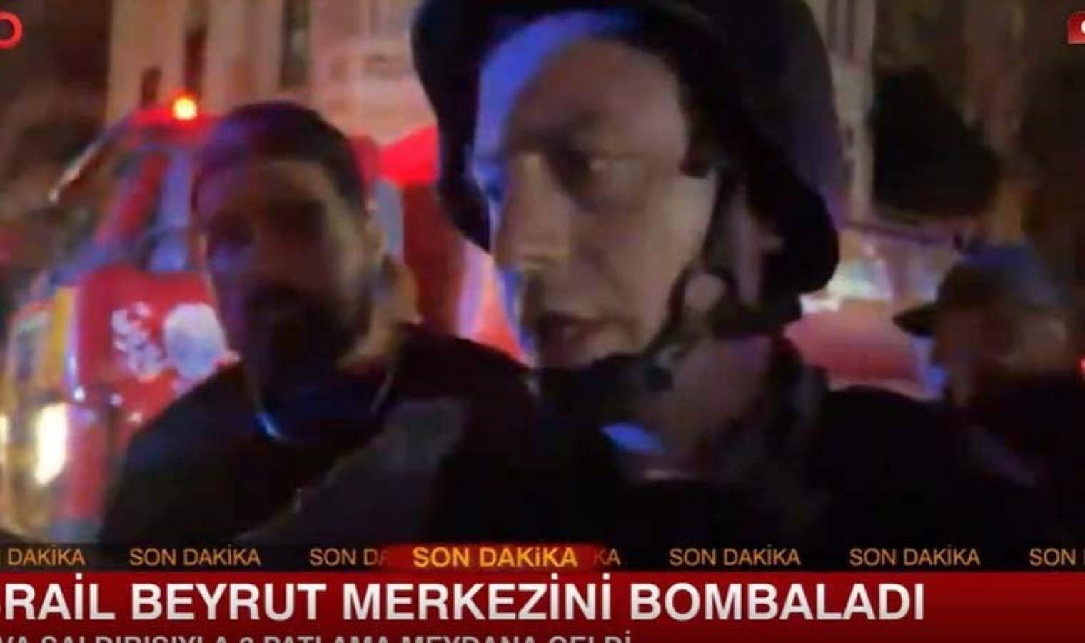 ‘Türkiye’ yanıtından sonra: Beyrut’ta tv100 ekibine canlı yayında saldırı!