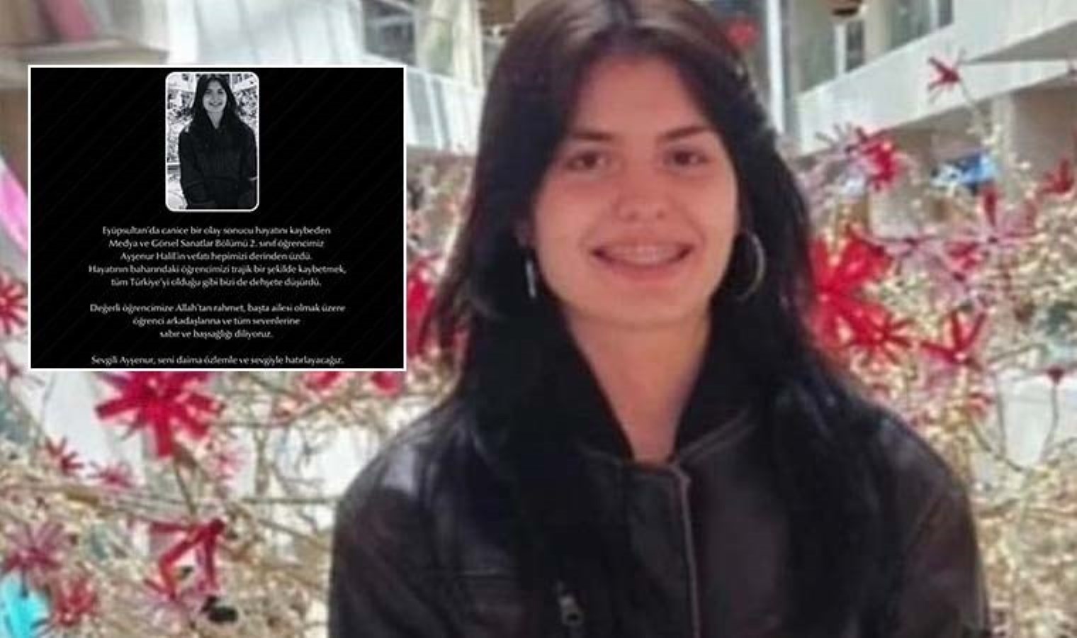 Üniversitesinden ‘Ayşenur Halil’ paylaşımı