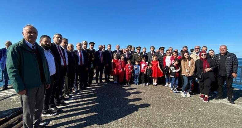 Artvin’de Cumhuriyet coşkusu denizde yaşandı