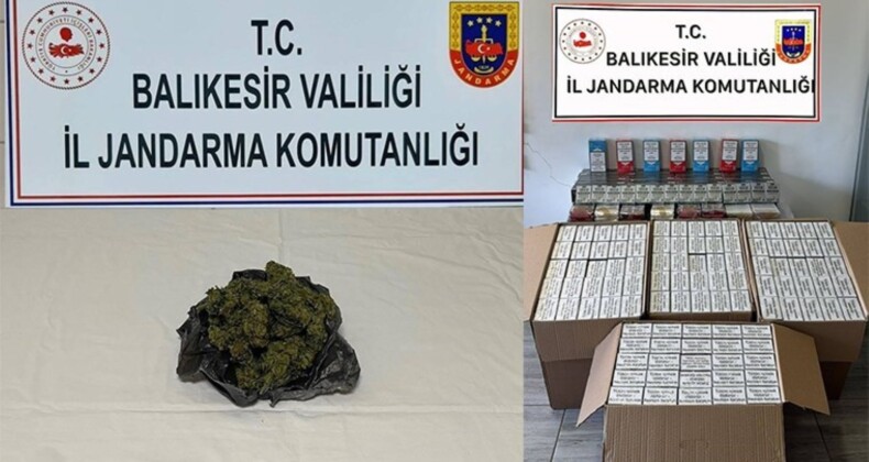 Balıkesir’de kaçakçılık operasyonunda 25 şüpheli yakalandı