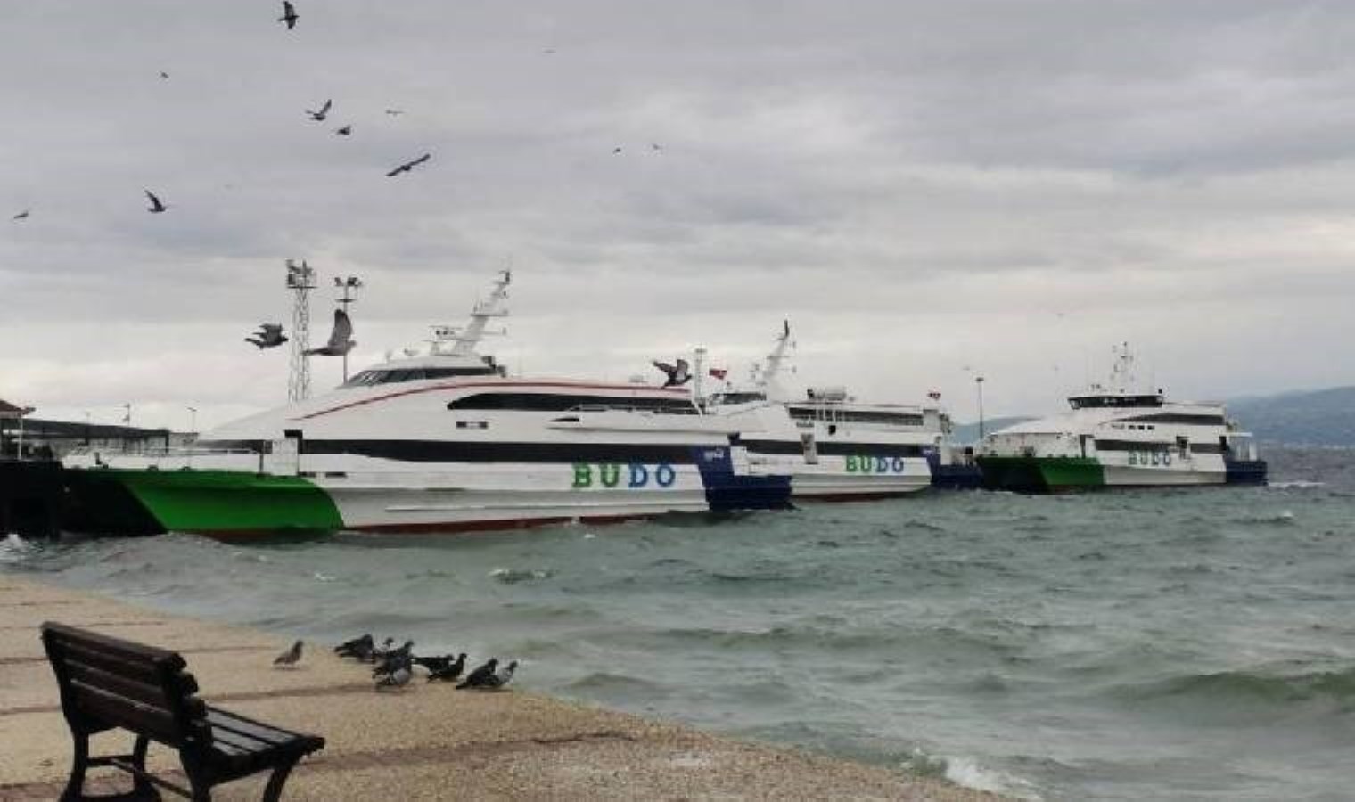 BUDO seferlerine olumsuz hava engeli!