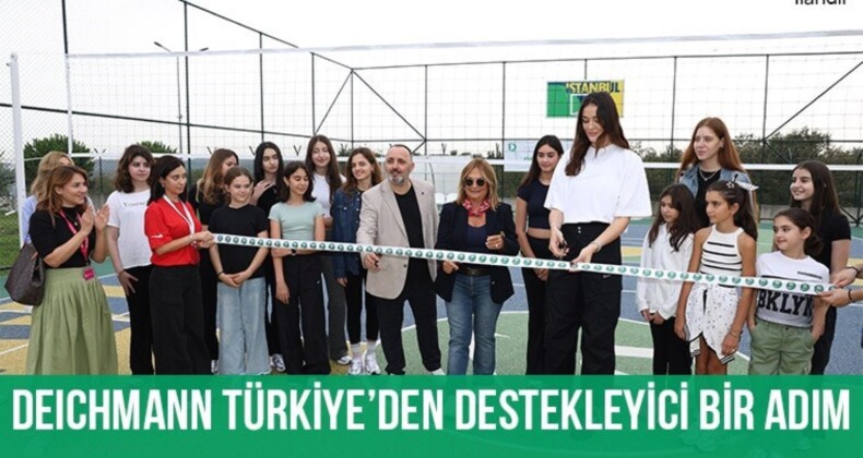 DEICHMANN Türkiye’den destekleyici bir adım: Koruncuk vakfı için çok fonksiyonlu spor sahası