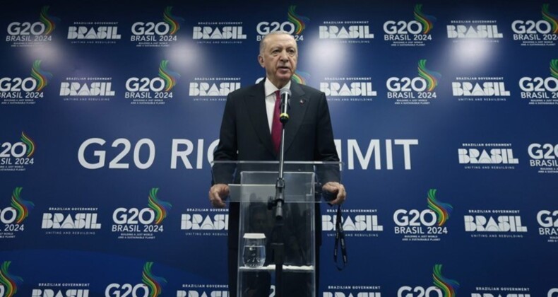 Erdoğan G-20 Zirvesi’nde ‘5 yıllık kesintisiz icraat dönemindeyiz’ dedi: ‘Dezenflasyon’ mesajı da verdi